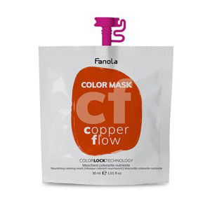 Fanola Color Mask - barevné masky Copper Flow (měděná), 30 ml