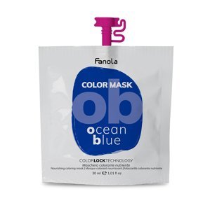 Fanola Color Mask - barevné masky Ocean Blue (modrá), 30 ml