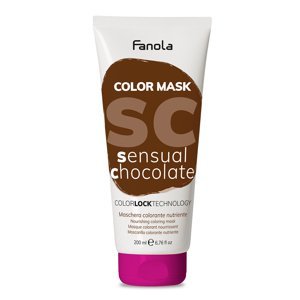 Fanola Color Mask - barevné masky Sensual Chocolate (čokoládová), 200 ml