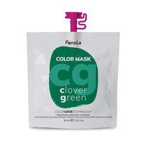 Fanola Color Mask - barevné masky Clover Green (zelená), 30 ml