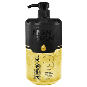 Nishman Shaving Gel - žlutý gel na holení, 08 Gold One - 1000 ml