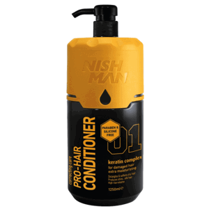 Nishman Hair Conditioner - kondicionér na vlasy s keratinem, 01 Keratin Complex - 1250 ml