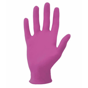Style Grenadine Nitrile Gloves Powder Free - jednorázové nitrilové rukavice bezpúdrové růžové, 100 ks