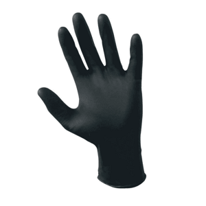 PuraComfort Black Nitrile Gloves Powderfree - černé bezpúdrové nitrilové rukavice, 100 ks, Medium