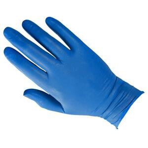 Comair Vileda LiteTuff Sensitive Latex Free Nitrile Gloves, Powder-Free - modré bezpúdrové nitrilové rukavice bez latexu, 100 ks, S - Small