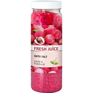 Fresh Juice Bath Salt Litchi&Patchouli - sůl do koupele s vůní Litchi a Patchouli, 700 g