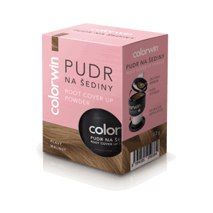 Colorwin Root Cover Up Powder - pudr na šedivé vlasy a odrosty, 3,2g Walnut - plavý