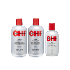 CHI Infra Holiday Gift set - šampon, 355 ml + kondicionér, 355 ml + komplex na regeneraci vlasů, 177 ml