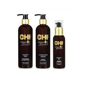 CHI Argan Holiday Gift set - šampon, 340 ml + kondicionér, 340 ml + olej, 89 ml
