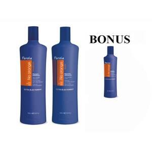 AKCE: Fanola No Orange 2x Shampoo and 2x Mask - šampon a maska, 1000 ml + No Orange šampon, 350 ml