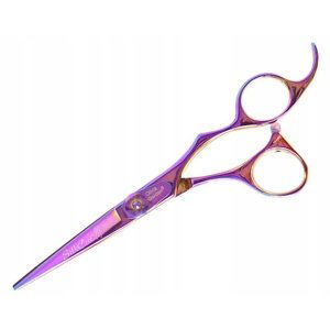 Olivia Garden SilkCut Shear Rainbow R5.75 - kadeřnické nůžky na klouzavý střih v limitované edici, 5.75", pravá ruka