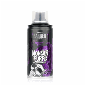 Marmara Barber Hair Color Spray - barevné 1-denní spreje na vlasy pro kreativní účesy, 150 ml Monster Purple - Fialová