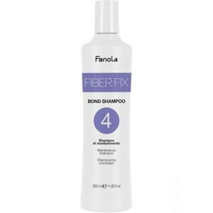 Fanola Fiber Fix Bond Shampoo (4) - šampon pro barvené nebo poškozené vlasy, 350 ml