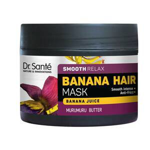Dr. Santé Banana Hair Smooth Relax Mask - uhlazující maska na vlasy s anti-frizz efektem 300 ml