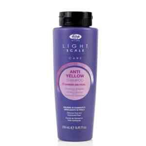 Lisap Light Scale Care AntiYellow Shampoo - šampon pro melírované, blond vlasy, proti žlutým odleskům 250 ml