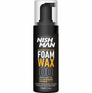 Nishman Foam Wax 00 - objemová pěna pro vlnité vlasy, 150 ml
