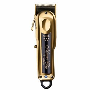 Wahl Magic Clip Cordless Gold Edition 08148-716 - profesionální akumulátorový strojek - Gold edice + Clipper Care 5v1, 500 ml