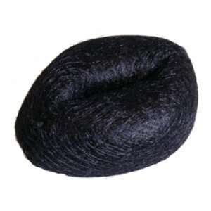Eurostil Bun Stuff Round Large - vlasová výplň, průměr 14 cm 03635/50 black - černá