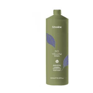 Echosline No Yellow Shampoo - šampon proti nežádoucím žlutým odleskům, pro odbarvené i šedivé vlasy, Šampon 1000 ml