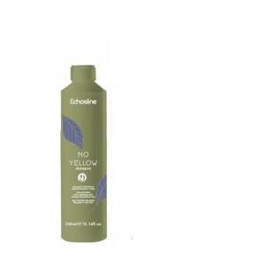 Echosline No Yellow Shampoo - šampon proti nežádoucím žlutým odleskům, pro odbarvené i šedivé vlasy, Šampon 300 ml