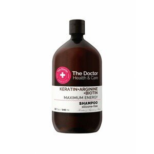 The Doctor Keratin + Arginine + Biotin Maximum Energy Shampoo - výživný šampon na vlasy bez silikonů, 946 ml