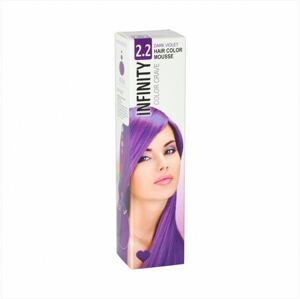 Elyseé Infinity Hair Color Mousse - barevná pěnová tužidla, 75 ml 2.2 Dark Violet - tmavě fialová