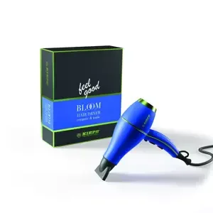 Kiepe Bloom Hair Dryer Ceramic + Ion - vysoušeč vlasů, 2000W 8310.2 modrý se zelenými prvky