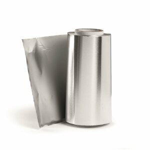 BraveHead Aluminium Foil - kadeřnický alobal na melír 8862 - Silver - stříbrný alobal, 100m, 15 mikro