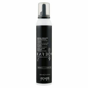 Echosline Karbon 9 Charcoal Tonalizing Foam Conditioner - tónující pěnový kondicionér, 200 ml