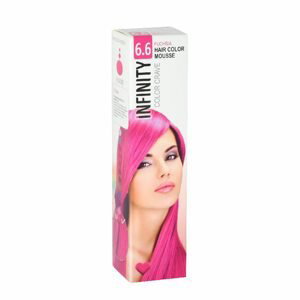 Elyseé Infinity Hair Color Mousse - barevná pěnová tužidla, 75 ml 6.6 Fuchsia - fuchsiový odstín