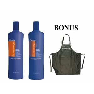 AKCE: Fanola No Orange Shampoo a Mask - šampon, 1L a maska, 1L na neutralizaci oranžových odlesků + zástěra Fanola