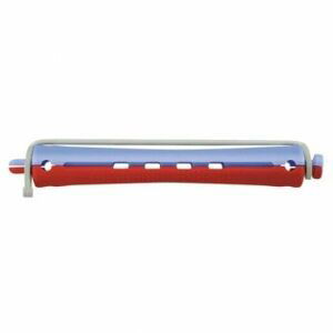 Plastové natáčky na trvalou s patentovou gumičkou 8054- red/blue -11 mm