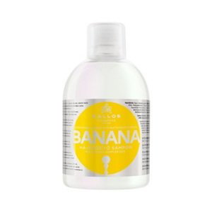 Kallos BANANA shampoo - Posilující šampon na vlasy, multivitamin, 1000 ml