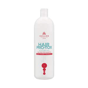 Kallos kjmn Hair PRO-TOX shampoo - šampon s keratinem, kolagenem a kyselinou hyaluronovou, 1000 ml