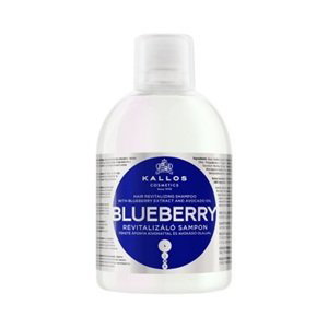 Kallos Blueberry shampoo - šampon na suché a chemicky namáhané vlasy, 1000 ml