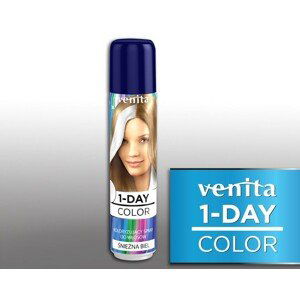 Venita 1- Day color - 1 denní barvicí sprej, 50 ml Sněhově bílý 1