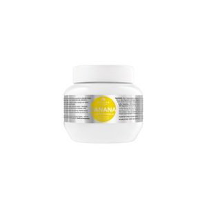 Kallos kjmn BANANA mask - Posilující maska ​​na vlasy s olivovým olejem a vitamíny 275 ml