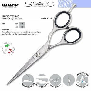 Kiepe ONE STAR Studio Techno 2235 - profesionální kadeřnické nůžky Studio Techno 2235 velikost 5,5"