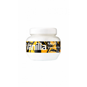 Kallos Vanilla hair mask - regenerační maska na vlasy s leskem Vanilla - 275 ml