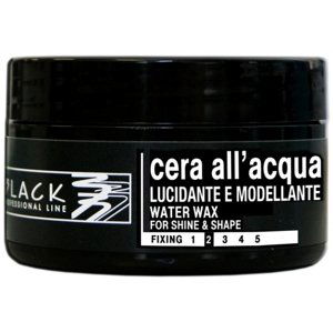 Black Water Wax For Shine & Shape - vosk pro mokrý vzhled vlasů, 100 ml
