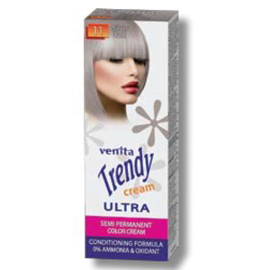 ​Venita Trendy Cream - semi - permanentní krémové tonery, 75 ml 11 - stříbrný prach