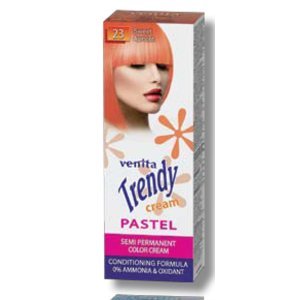​Venita Trendy Cream - semi - permanentní krémové tonery, 75 ml 23 - sladká meruňka