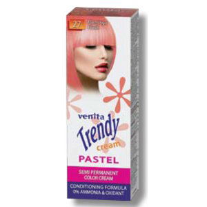 ​Venita Trendy Cream - semi - permanentní krémové tonery, 75 ml 27 - růžový plameňák