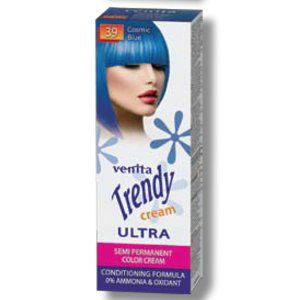 ​Venita Trendy Cream - semi - permanentní krémové tonery, 75 ml 39 - kosmický blankyt