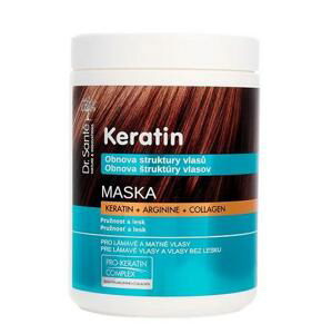​Dr. Santé Keratin Hair Structure Recovery - maska pro vlasy lámavé a bez lesku Keratín, 1000 ml