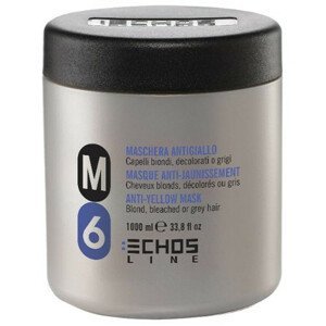 ​Echosline M6 - maska proti žloutnutí vlasů 1000 ml