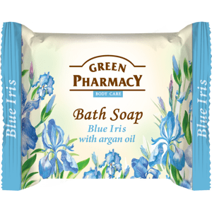 ​Green Pharmacy Blue Iris with argan oil - toaletní mýdlo s modrým kosatcem a arganového oleje, 100g