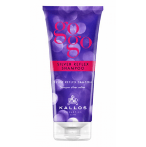 Kallos GoGo Silver Shampoo - šampon na neutralizaci nežádoucího žlutého odlesku, 200 ml