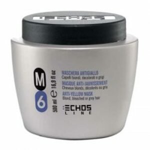 ​Echosline M6 - maska proti žloutnutí vlasů 500 ml