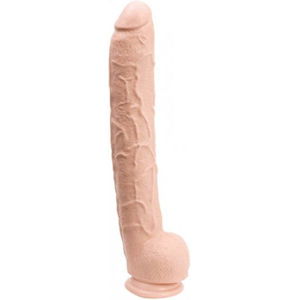 Gelové dildo XXL Rambo (37 cm)